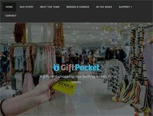 Tablet Screenshot of giftpocket.com